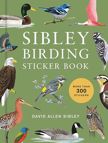 ספר מדבקות SIBLEY BIRDING STICKER BOOK