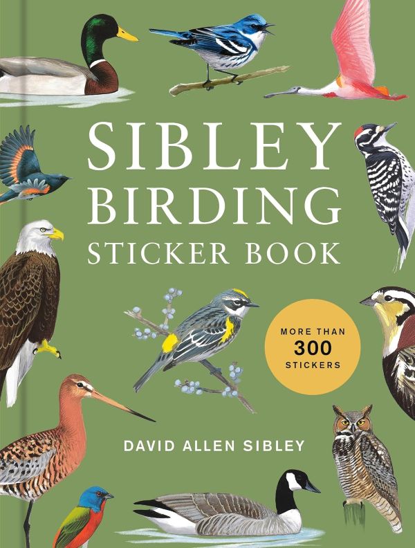 ספר מדבקות SIBLEY BIRDING STICKER BOOK