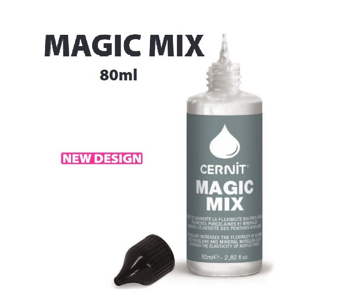 מרכך לחמר פולימרי CERNIT MAGIC MIX 80 ML