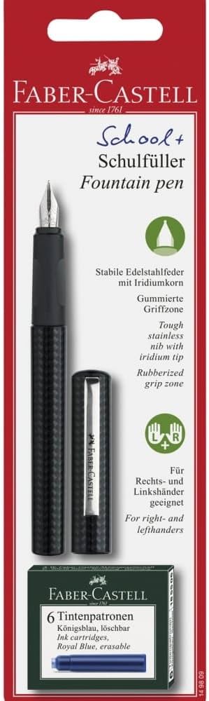 עט נובע פאבר קסטל FABER CASTELL SCHOOL + BLACK