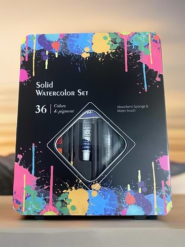 סט 36 צבעי מים SOLID WATERCOLOR SET