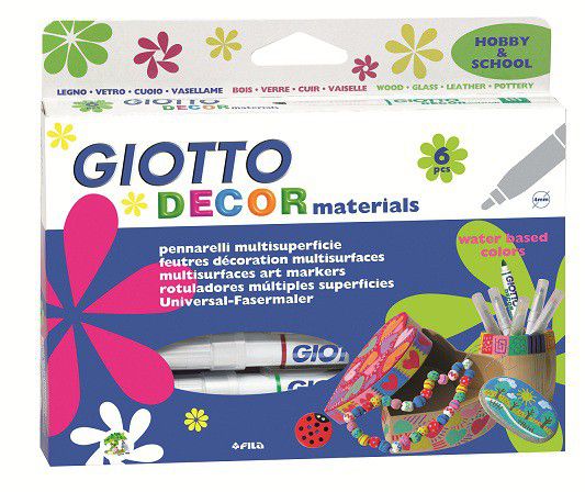 סט טושים GIOTTO decor materials 6