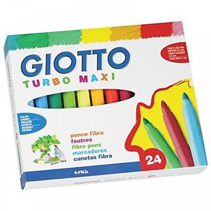 סט טושים GIOTTO turbo maxi 24