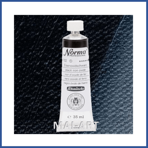צבע שמן NORMA 702 Black iron oxide. סדרה 1 35מל מבית שמינקה