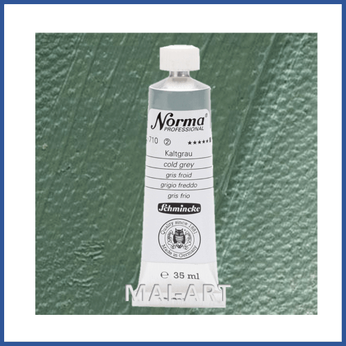 צבע שמן NORMA 710 Cold grey. סדרה 2 35מל מבית שמינקה