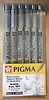 סט רפידוגרף PIGMA BLACK מבית SAKURA