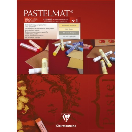 בלוק לפסטל 18/24 PASTELMAT דגם 1 מבית CLAIRFONTAINE