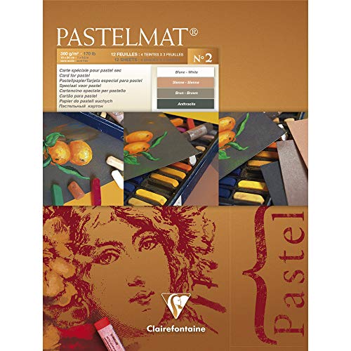 בלוק לפסטל 18/24 PASTELMAT דגם 2 מבית CLAIRFONTAINE