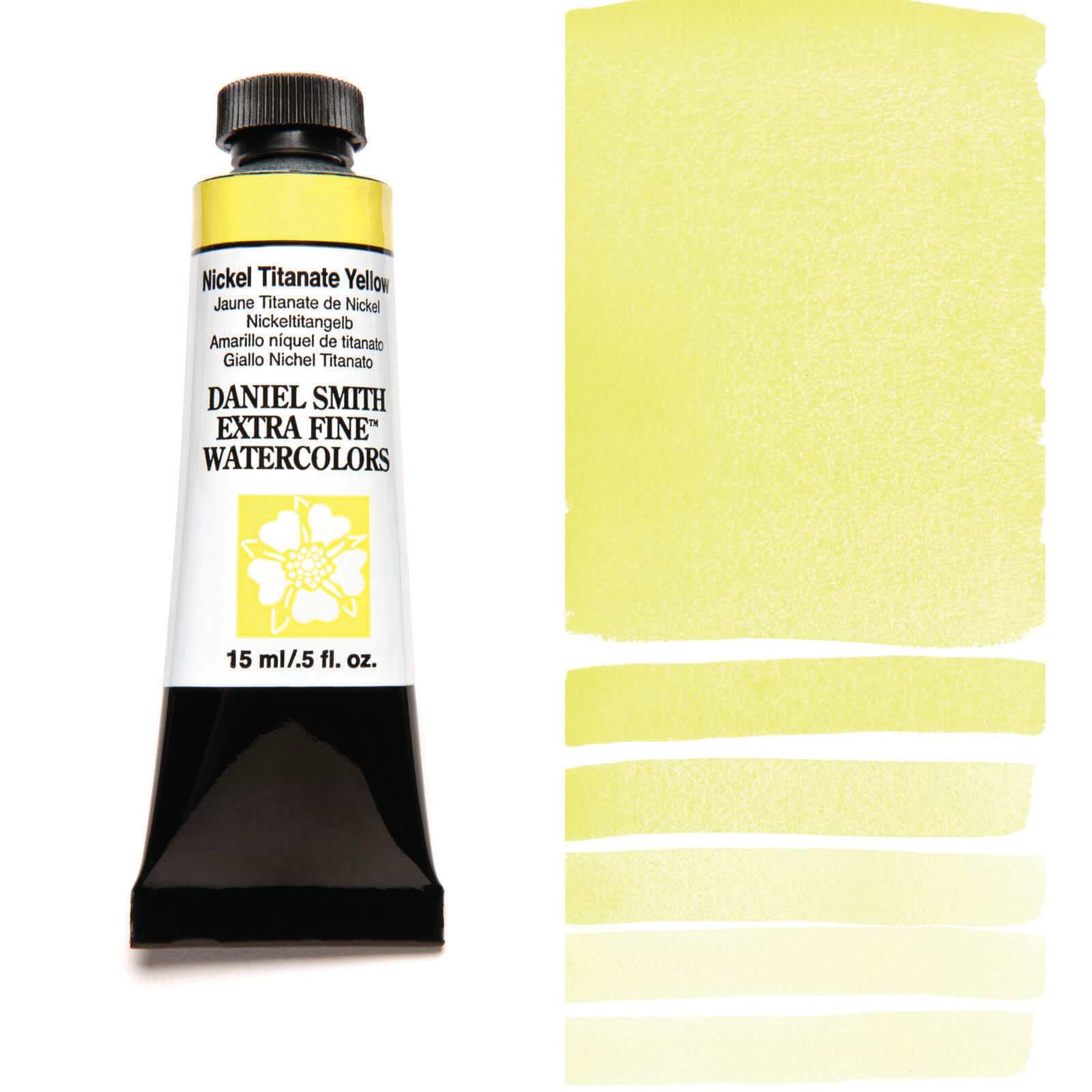 צבע מים שפופרת NICKEL TITANATE YELLOW 15ML S1  DANIEL SMITH 