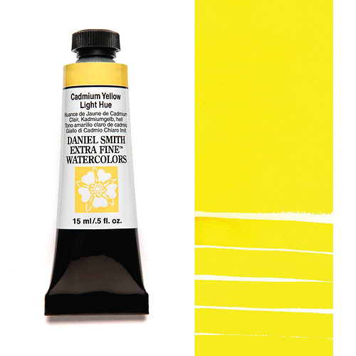 צבע מים שפופרת CADMIUM YELLOW LT.HUE 15ML S3  DANIEL SMITH 