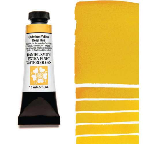 צבע מים שפופרת CADMIUM YELLOW DP.HUE 15ML S3  DANIEL SMITH 