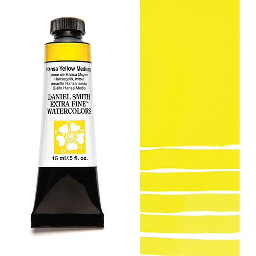צבע מים שפופרת HANSA YELLOW MEDIUM 15ML S2  DANIEL SMITH 