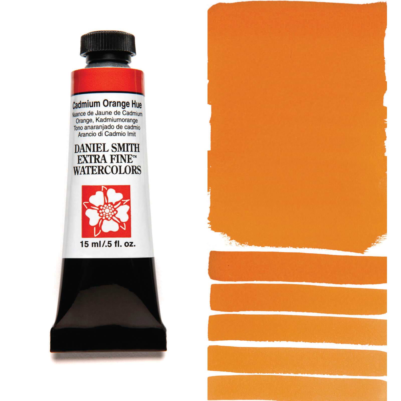צבע מים שפופרת CADMIUM ORANGE HUE 15ML S3  DANIEL SMITH 