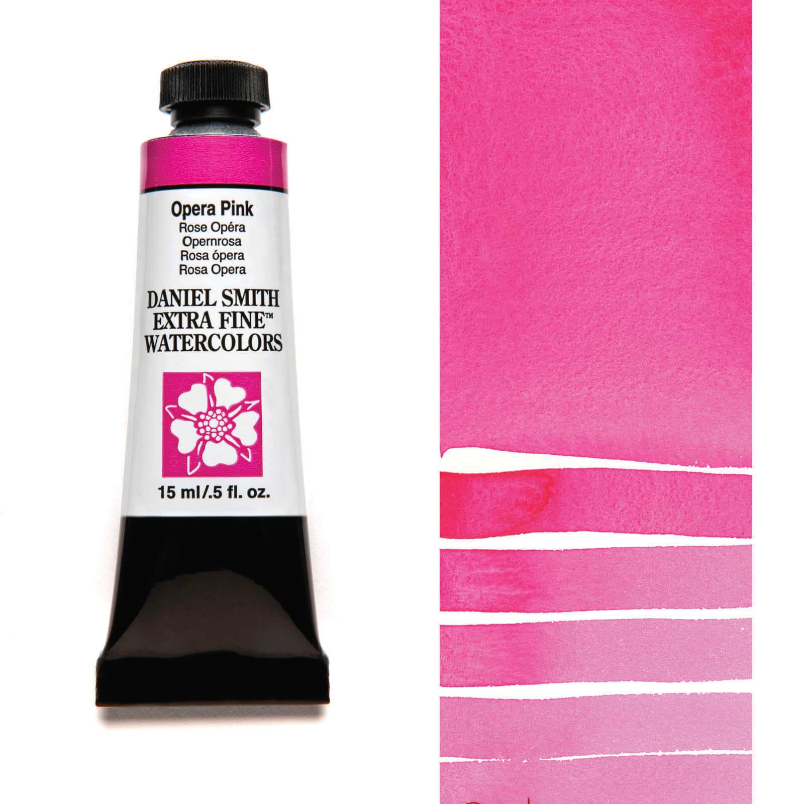 צבע מים שפופרת OPERA PINK 15ML S1  DANIEL SMITH 
