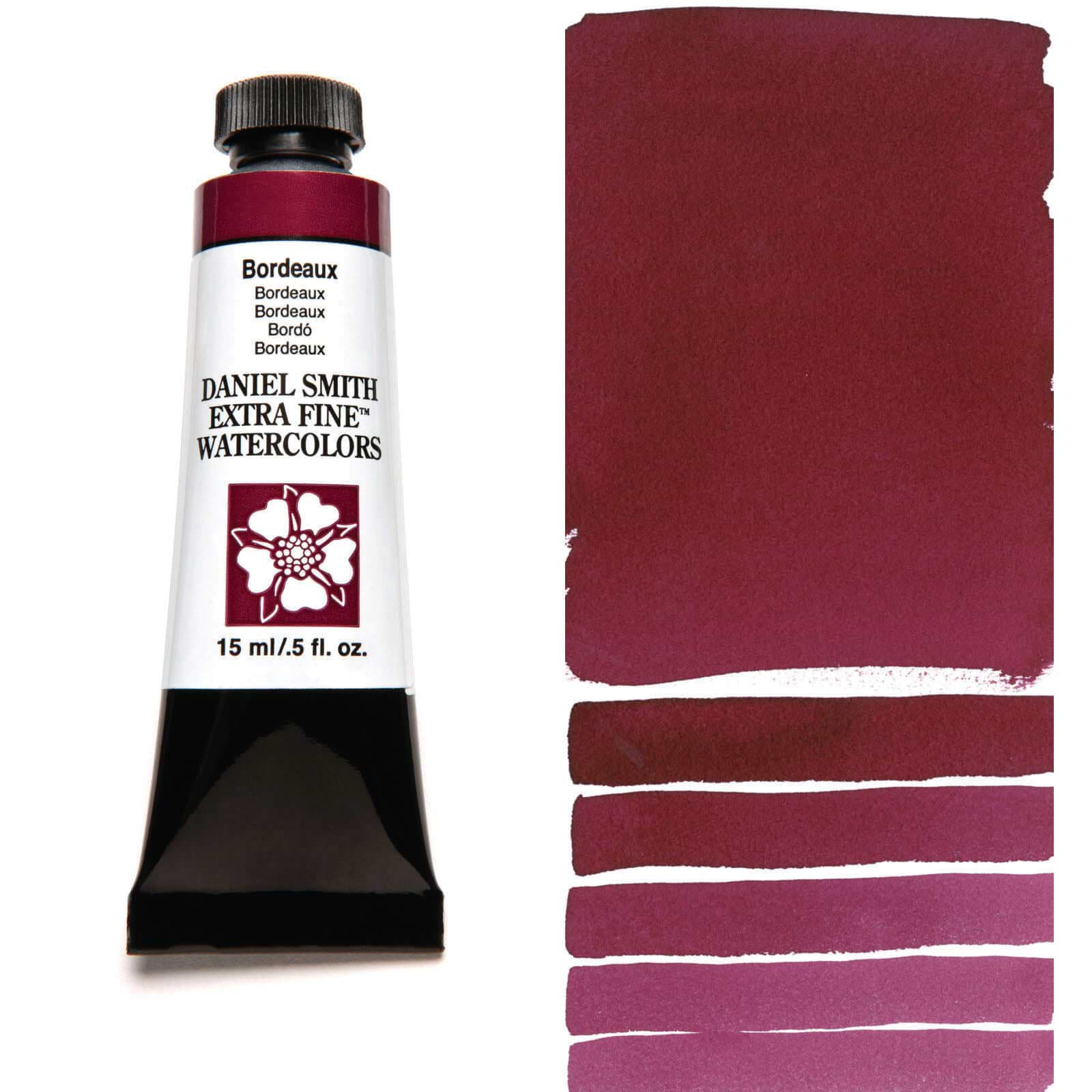 צבע מים שפופרת BORDEAUX 15ML S2  DANIEL SMITH 