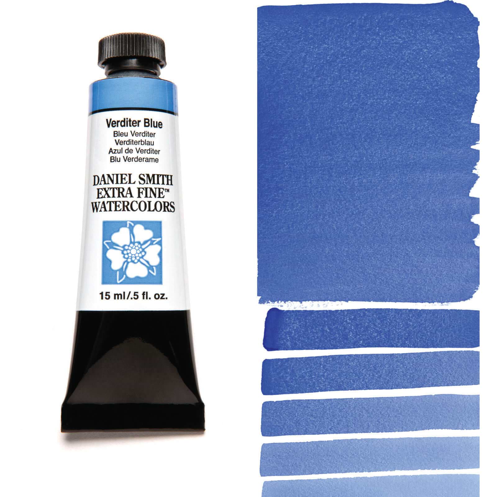 צבע מים שפופרת VERDITEN BLUE 15ML S2  DANIEL SMITH 