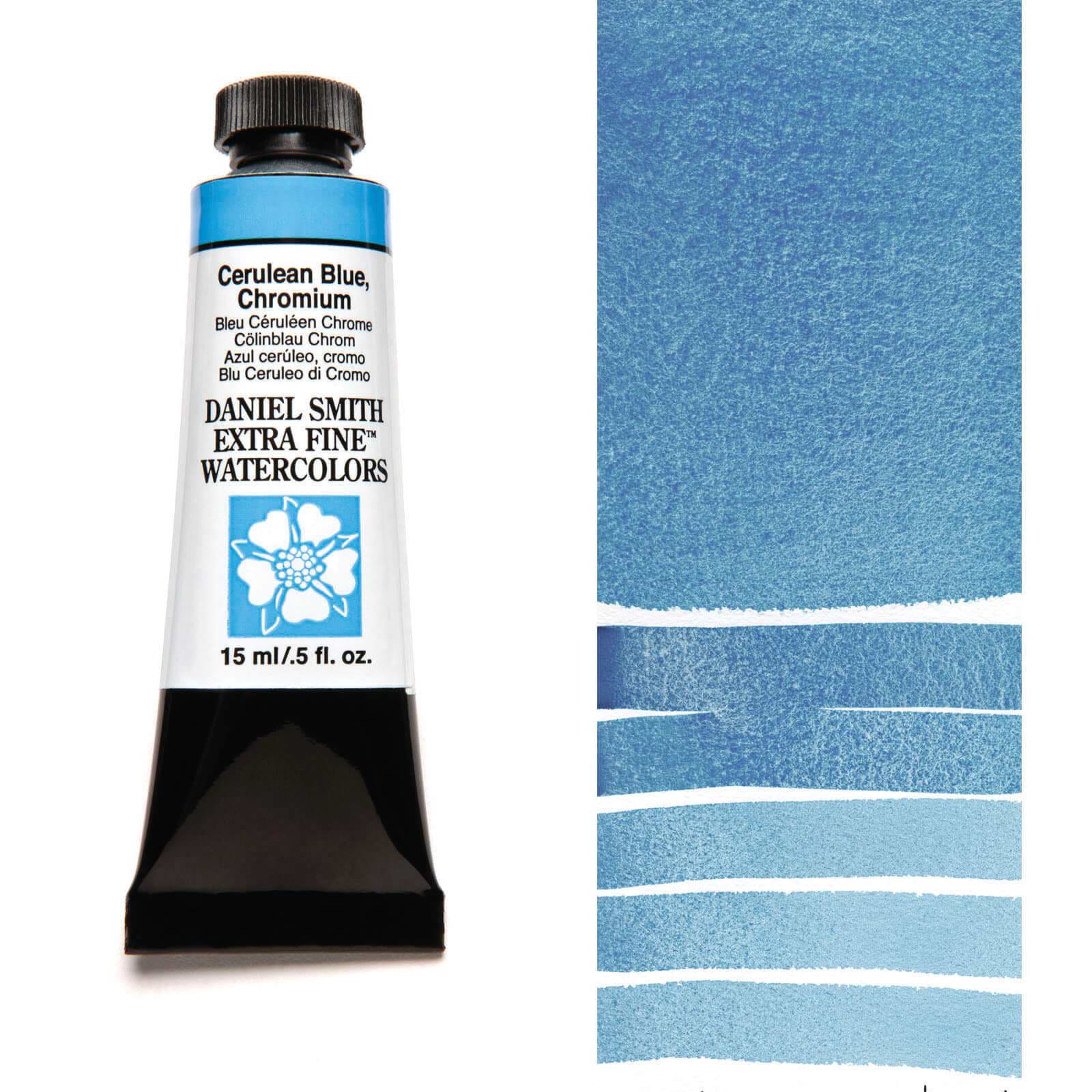 צבע מים שפופרת CERULEAN BLUE CHROMIUM 15ML S2  DANIEL SMITH 