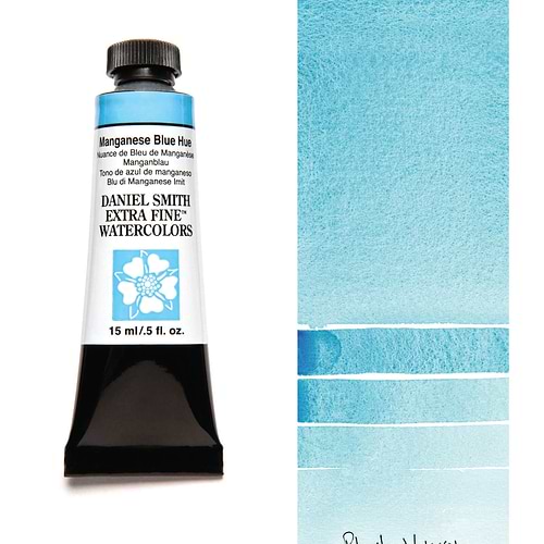 צבע מים שפופרת MANGANESE BLUE HUE 15ML S1  DANIEL SMITH 