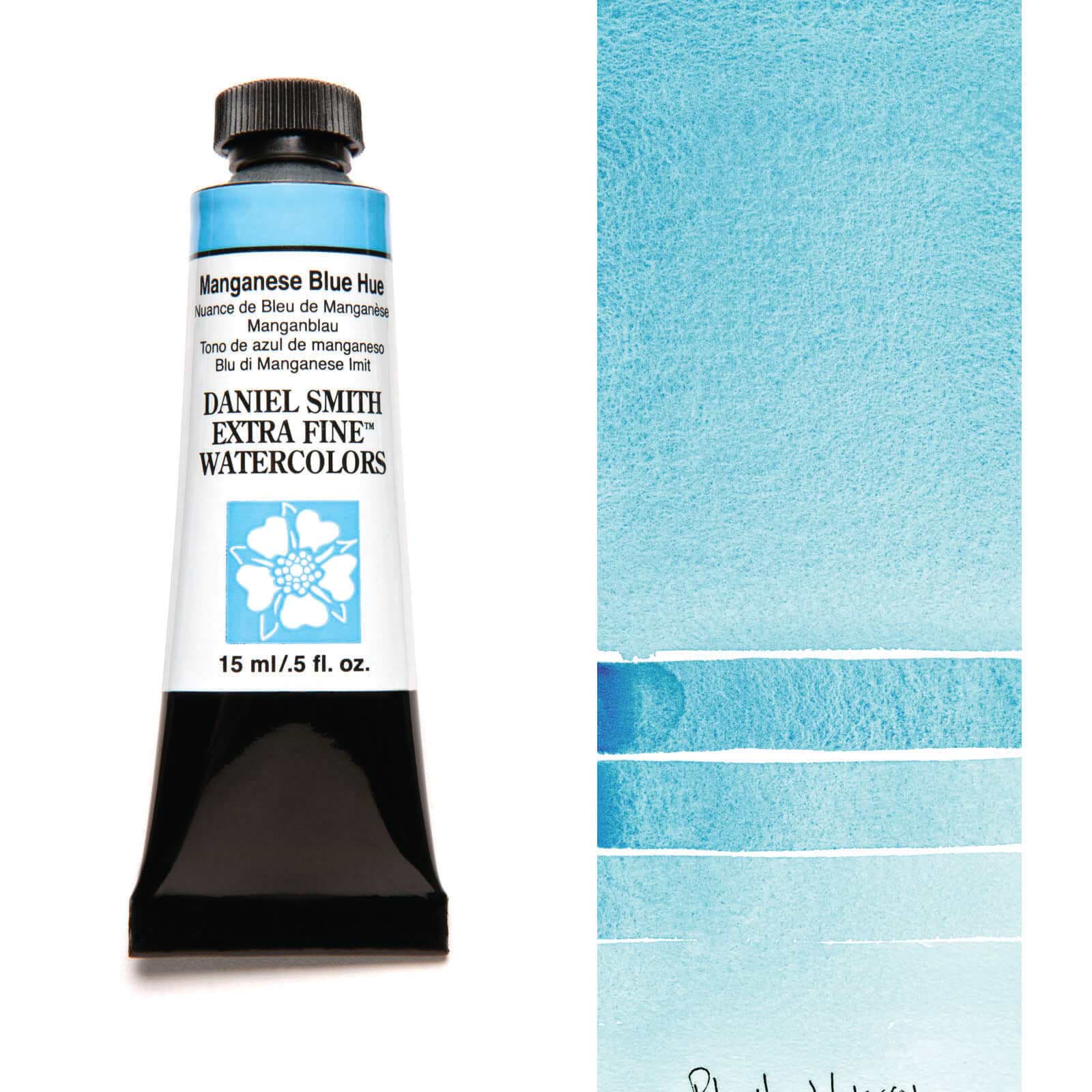 צבע מים שפופרת MANGANESE BLUE HUE 15ML S1  DANIEL SMITH 