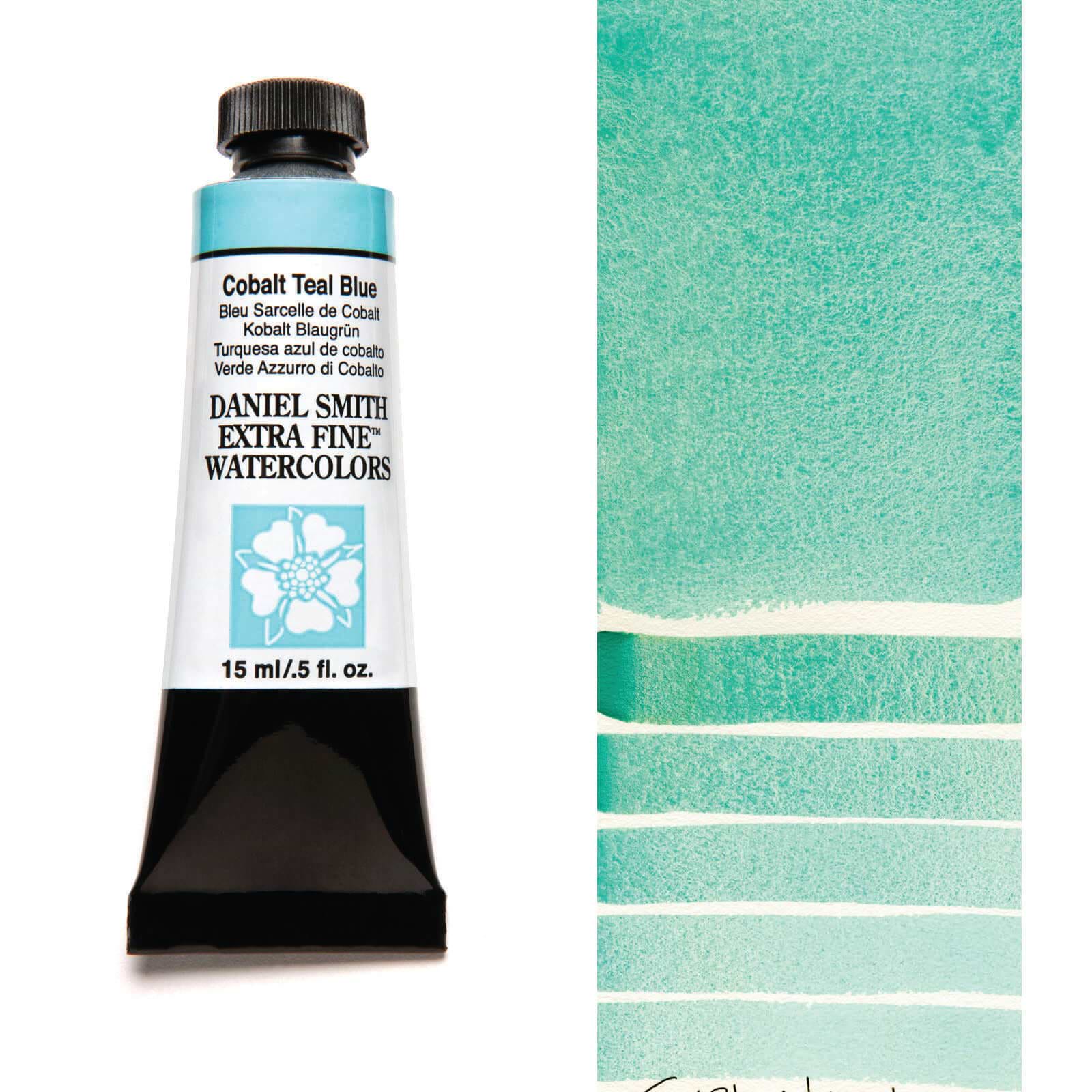 צבע מים שפופרת COBALT TEAL BLUE 15ML S2  DANIEL SMITH 