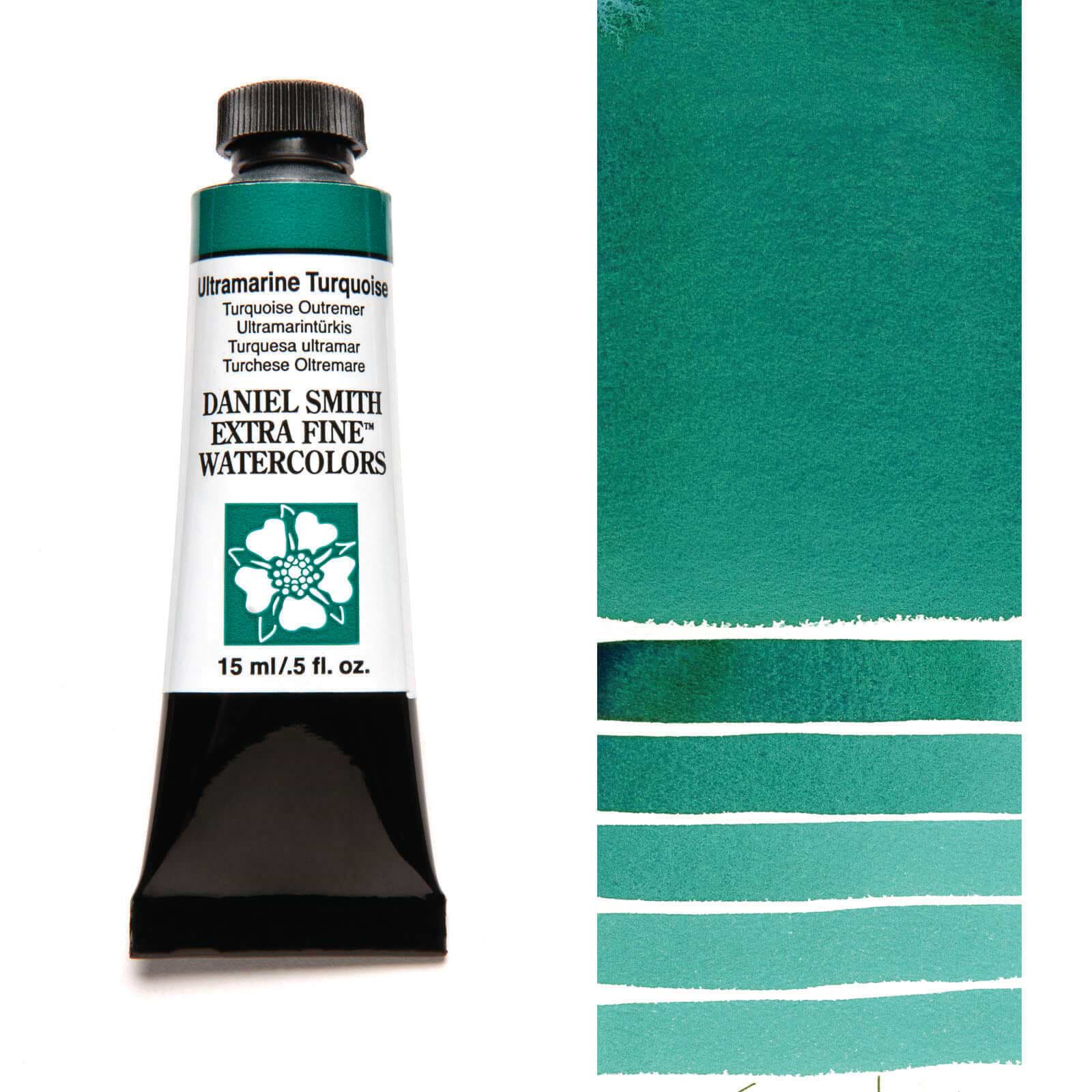 צבע מים שפופרת ULTRAMARINE TURQUOISE 15ML S1  DANIEL SMITH 