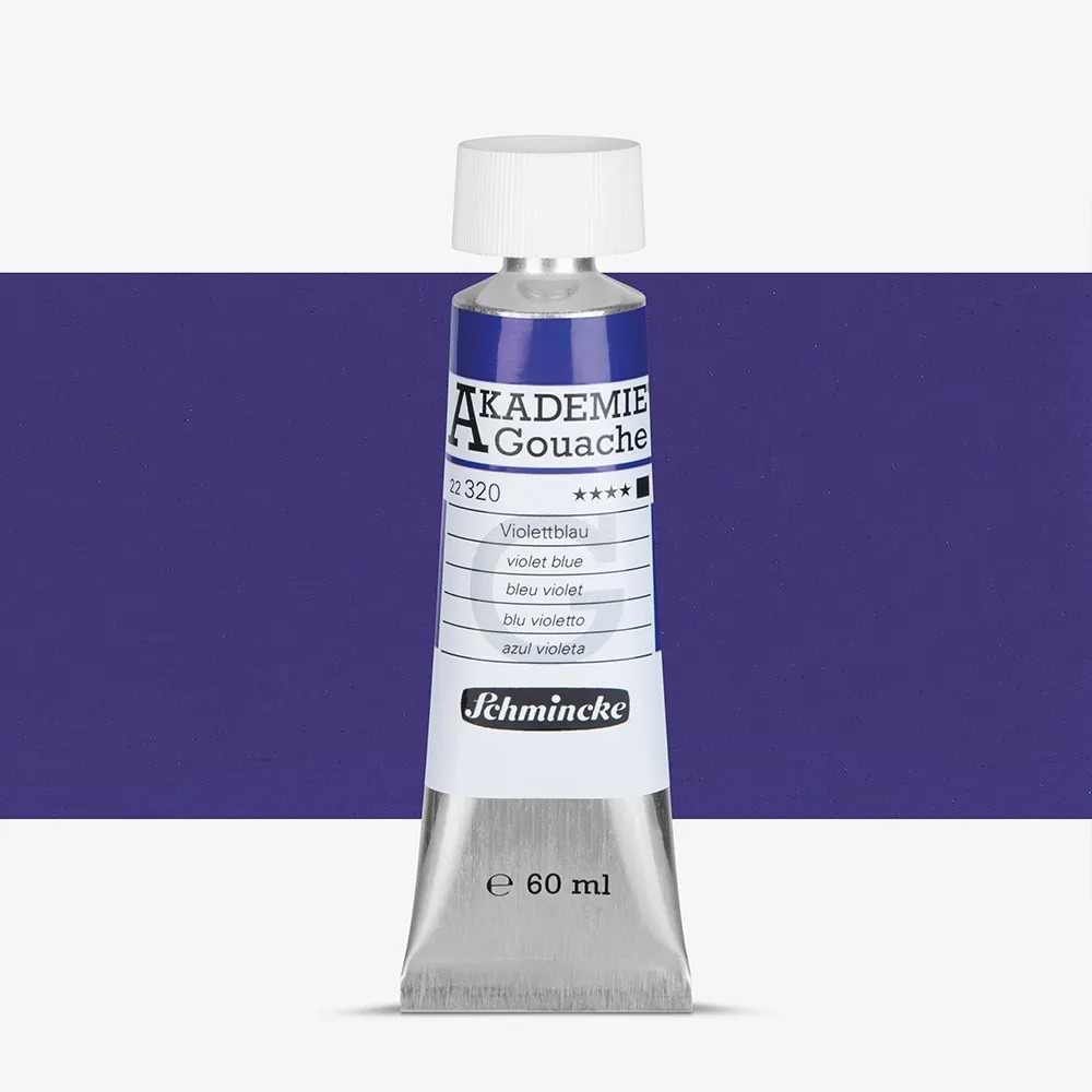 צבע גואש אקדמיה VIOLET BLUE שמינקה 60מל