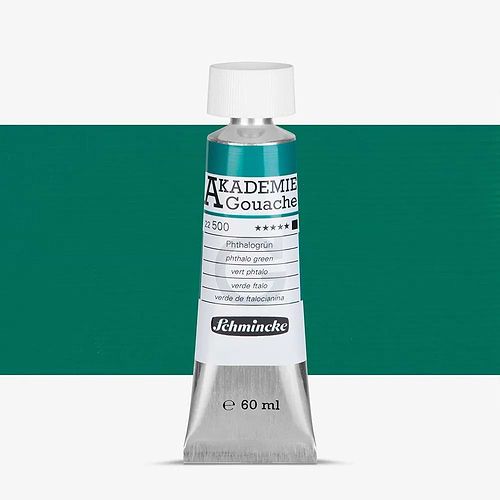 צבע גואש אקדמיה PHTHALO GREEN שמינקה 60מל'
