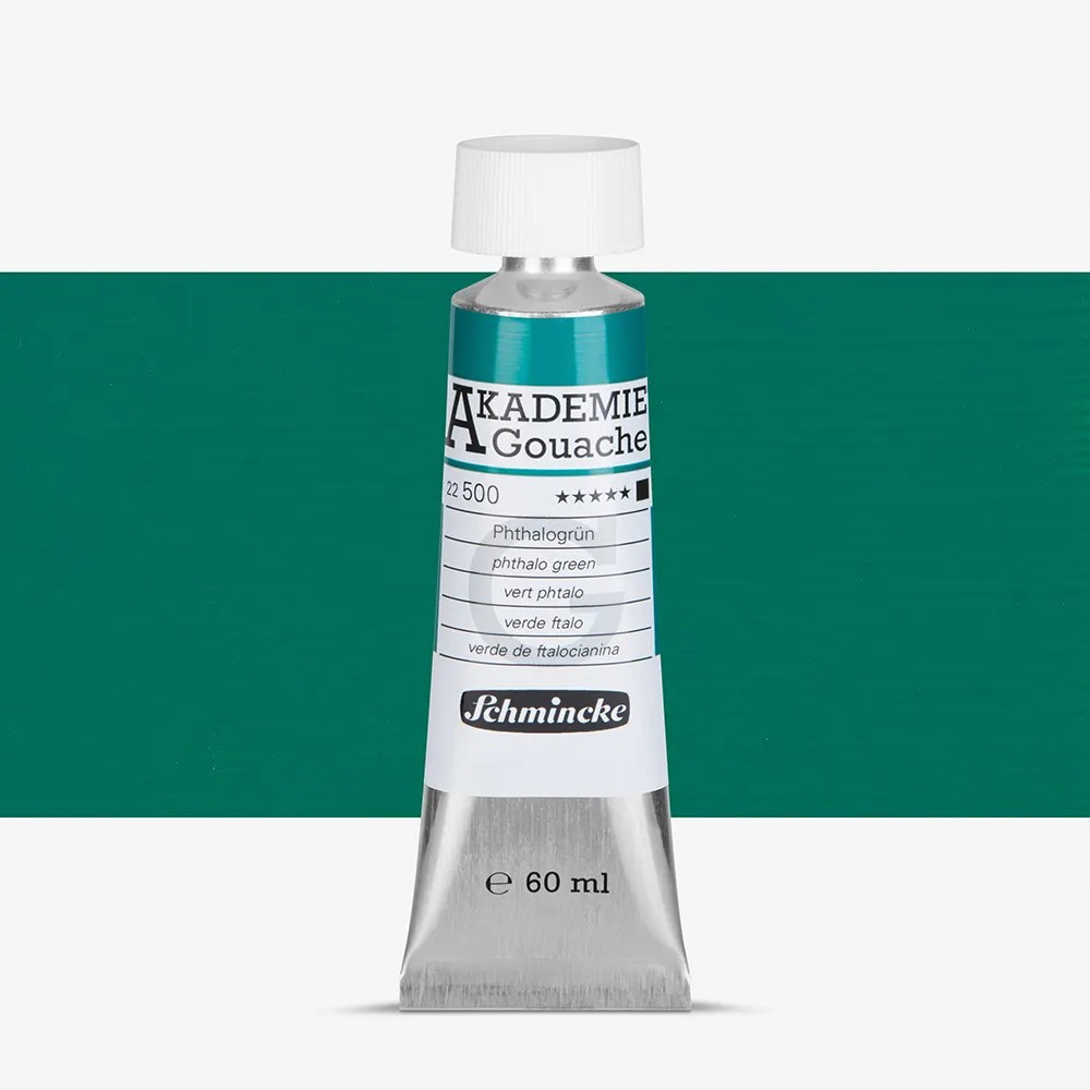 צבע גואש אקדמיה PHTHALO GREEN שמינקה 60מל