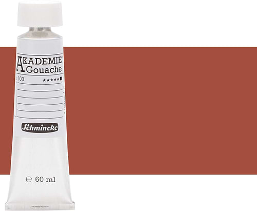 צבע גואש אקדמיה BURNT SIENNA שמינקה 60מל'