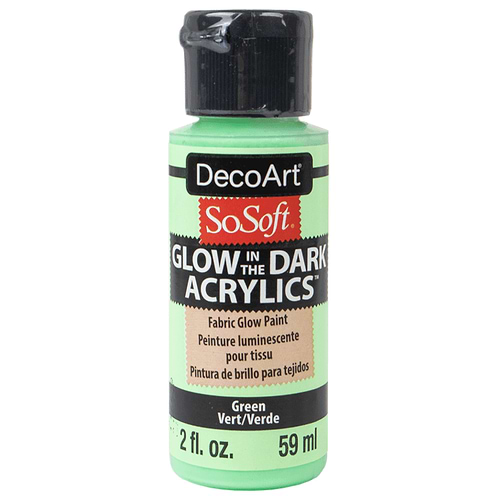 SO SOFT GLOW IN THE DARK GREEN DSS117 לטקסטיל