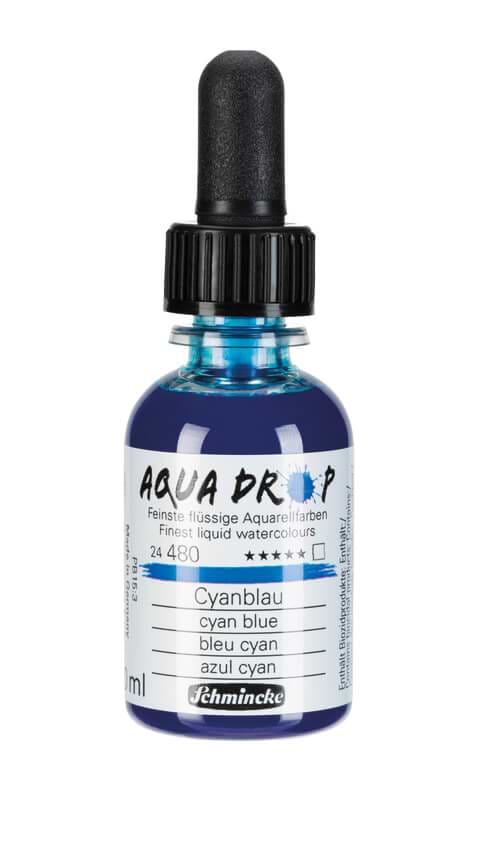 אקווה דרופ cyan blue
