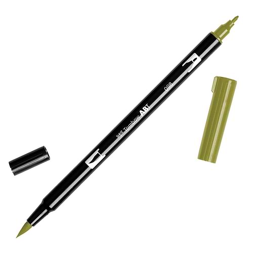 טוש מכחול Tombow Dual Brush Pen Art Marker- 098 Avocado  