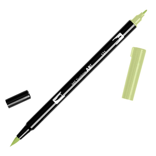 טוש מכחול Tombow Dual Brush Pen Art Marker-131 Lemon Lime   
