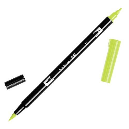 טוש מכחול Tombow Dual Brush Pen Art Marker-133 Chartreuse   