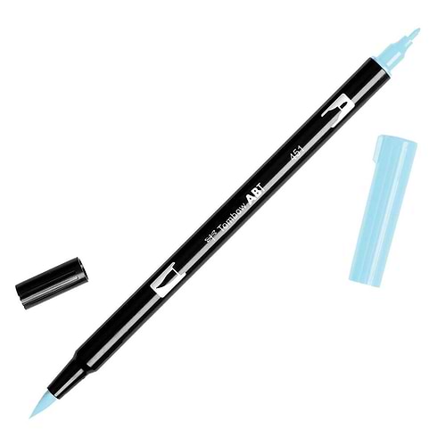 טוש מכחול Tombow Dual Brush Pen Art Marker- 451 Sky Blue   