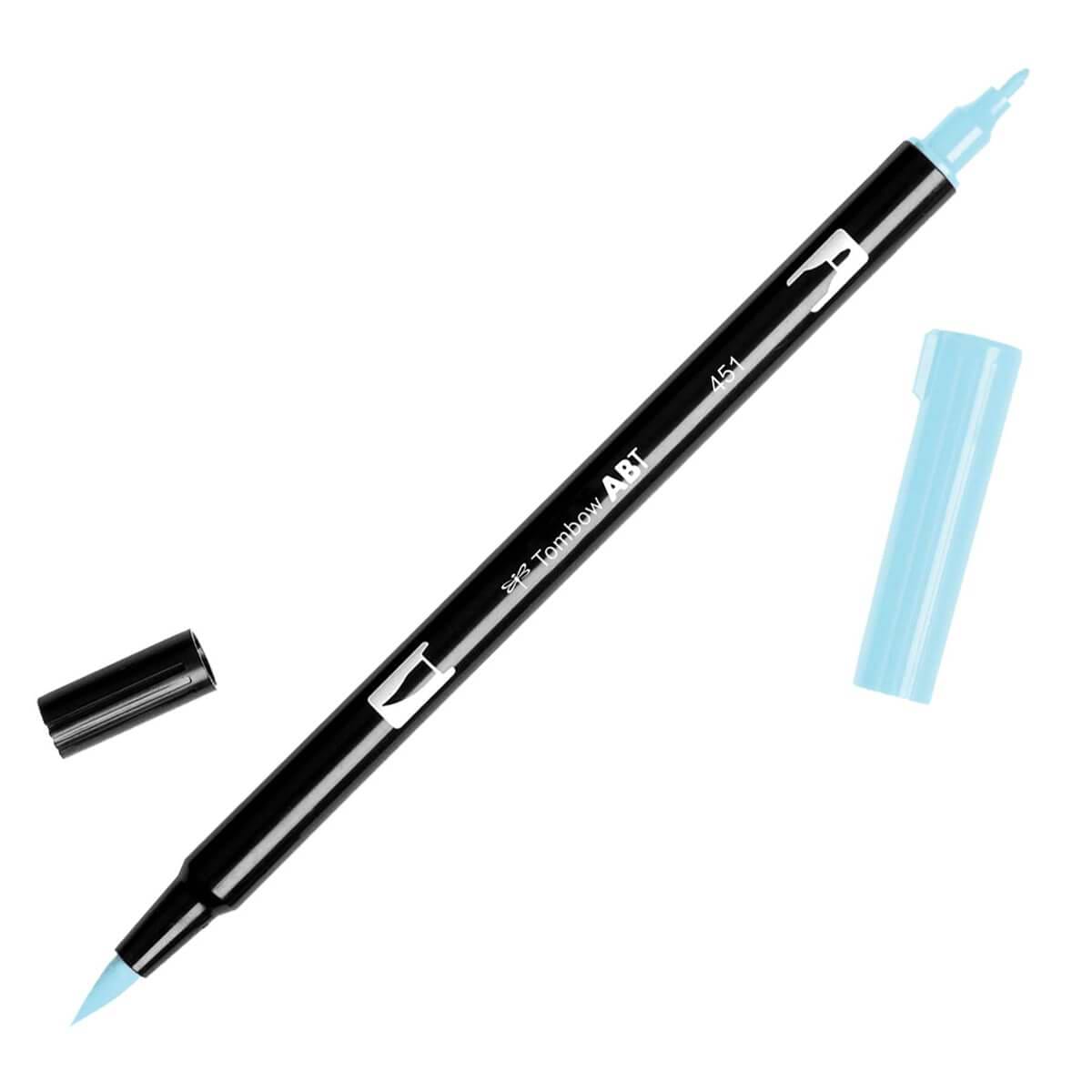 טוש מכחול Tombow Dual Brush Pen Art Marker- 451 Sky Blue   
