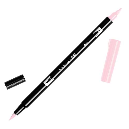 טוש מכחול Tombow Dual Brush Pen Art Marker-800 Baby Pink   