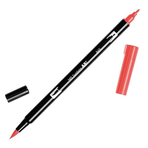 טוש מכחול Tombow Dual Brush Pen Art Marker-845 Carmine   
