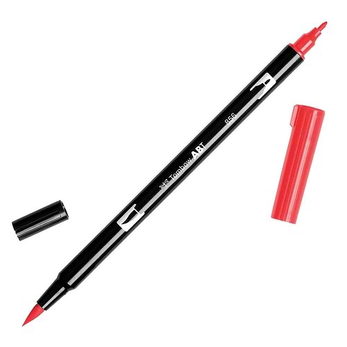 טוש מכחול Tombow Dual Brush Pen Art Marker-856 Chinese Red   