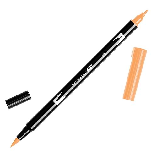 טוש מכחול Tombow Dual Brush Pen Art Marker-912 Pale Cherry   
