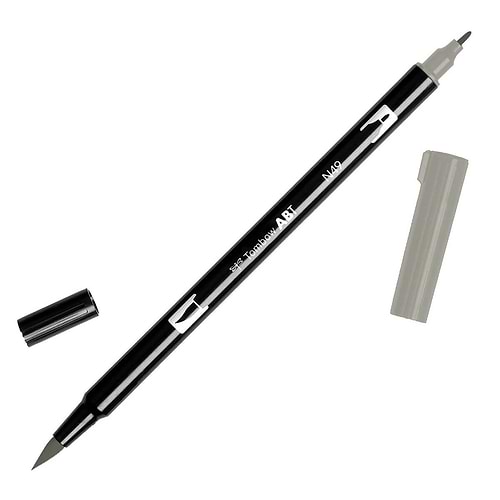 טוש מכחול Tombow Dual Brush Pen Art Marker- N49 Warm Gray 8    