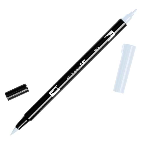 טוש מכחול Tombow Dual Brush Pen Art Marker-N89 Warm Gray 1    