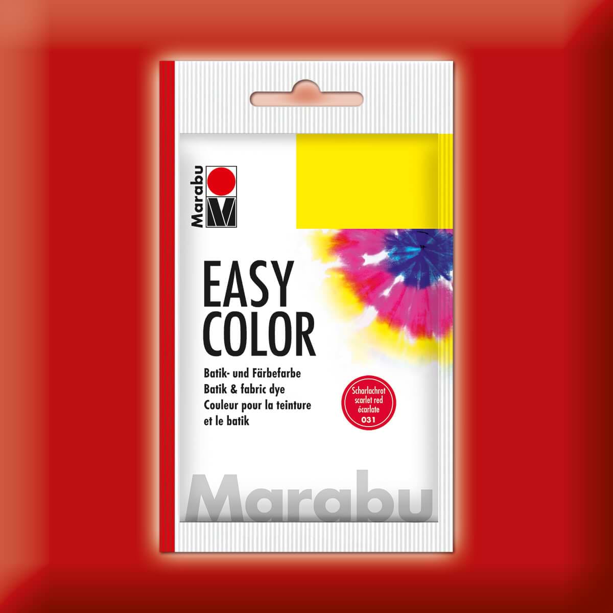 צבע טאיי דאיי EASY COLOR אדום 031 מבית מרבו 25גרם