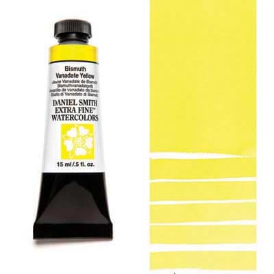 צבע מים שפופרת BISMUTH VANADATE YELLOW 15ML S2  DANIEL SMITH 
