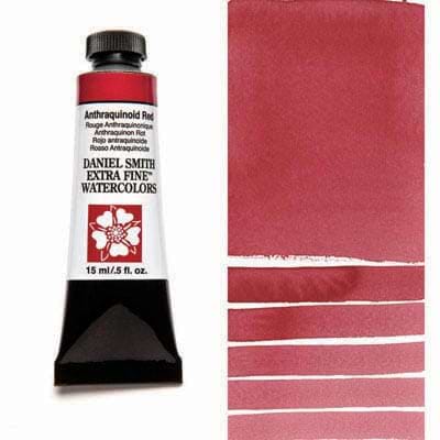 צבע מים שפופרת anthraquinoid red 15ML S2  DANIEL SMITH 