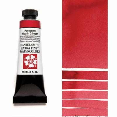 צבע מים שפופרת PERM ALIZARIN CRIMSON 15ML S2  DANIEL SMITH 