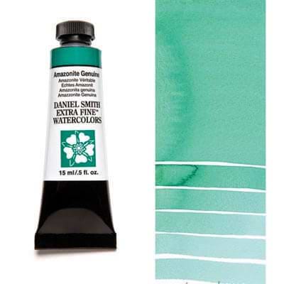 צבע מים שפופרת amazonite genuine 15ML S2  DANIEL SMITH 