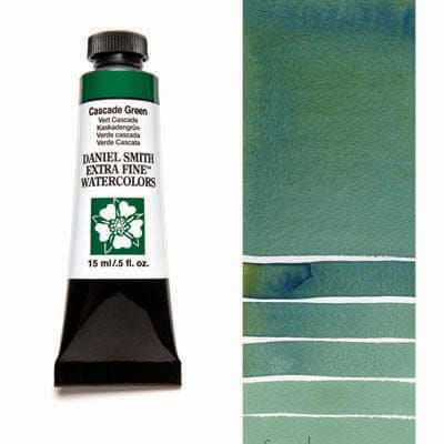 צבע מים שפופרת cascade green 15ML S1  DANIEL SMITH 