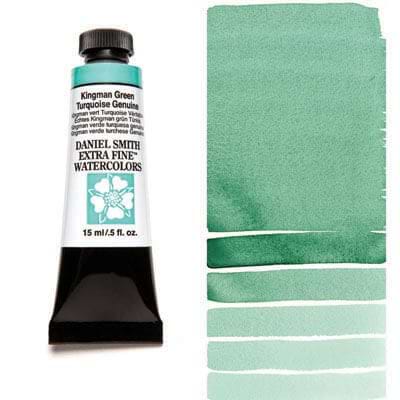 צבע מים שפופרתkingman green turq. gen 15ML S5  DANIEL SMITH 
