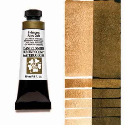 צבע מים שפופרת lridescent aztec gold 15ML S1  DANIEL SMITH 